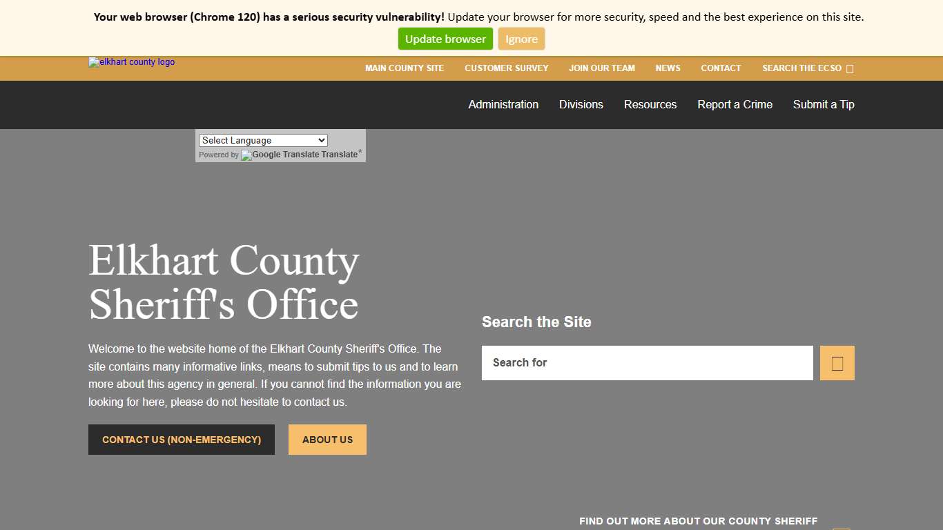 Elkhart County Sheriff Home - Elkhart County Sheriff's Office
